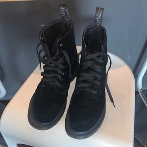 new Doc Martens black velvet (open to reasonable offers)